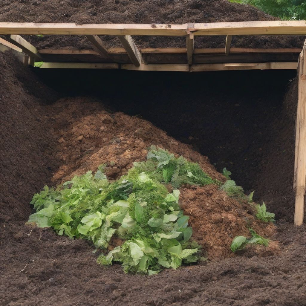 Compost Pile Layers