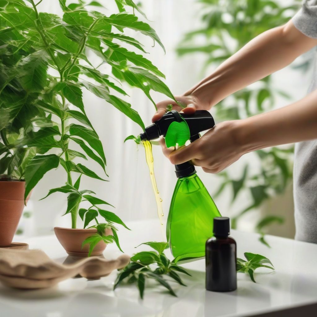 Neem oil spray