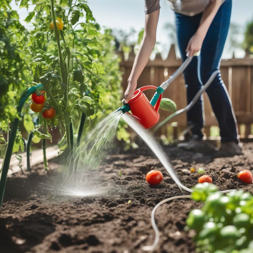 Watering Plants During Drought